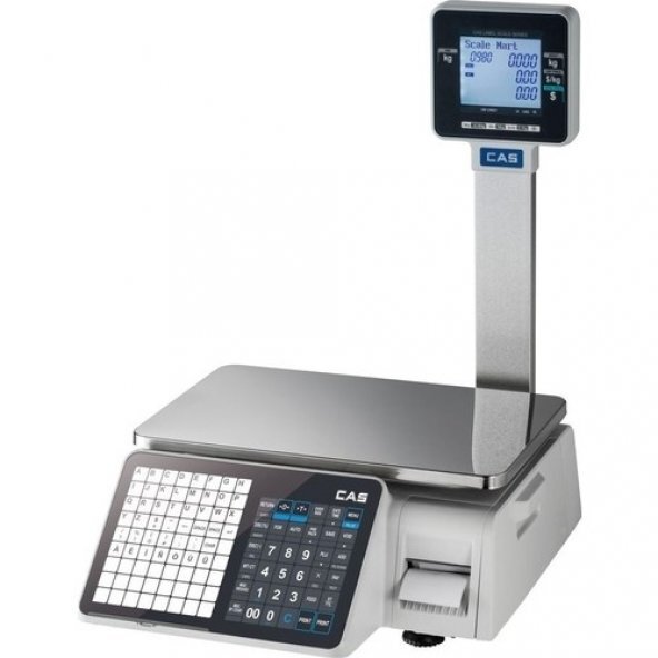 CAS CL 3000 15 kg - 30 kg Barkodlu Terazi